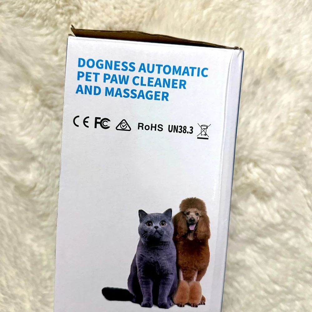 Let clean and massage our fur animal paws, don’t track the dirt from outside in